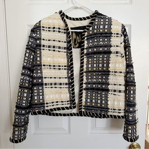 Handwoven Women’s jacket Size XS but fits like Medium